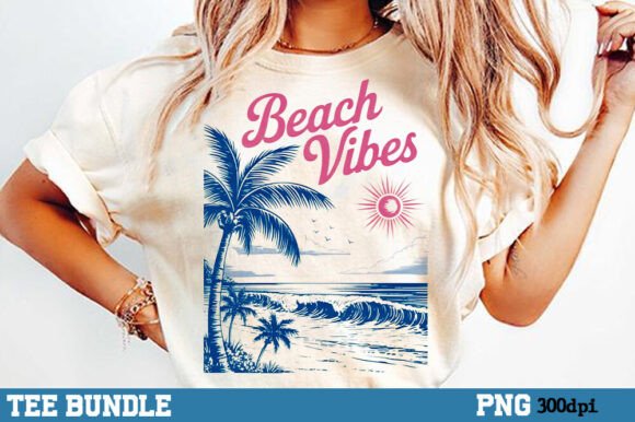 Beach Vibes Summer Trendy Design Shirt: Your Creative Asset