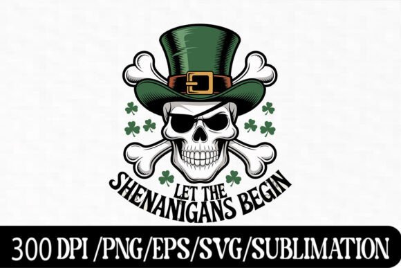 Bold St. Patrick's Day Design: The Skull & Shamrock