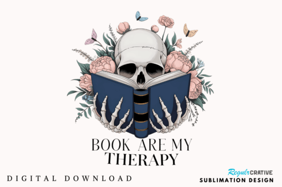 Books Are My Therapy: Elevate Your Designs