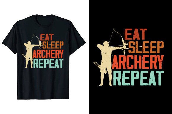 Bow Hunting Archery T-shirt Design: A Creative Asset