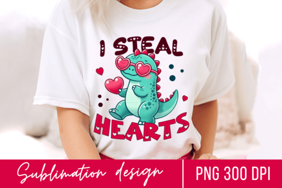 I Steal Hearts Sublimation Design: A Creative Asset