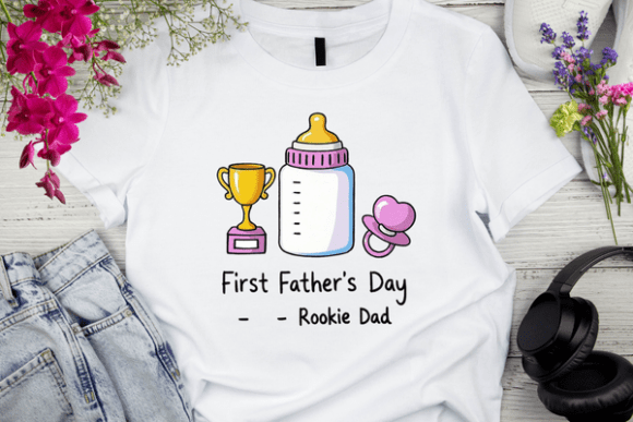 New Dad Celebration T-Shirt Design: Creative Assets