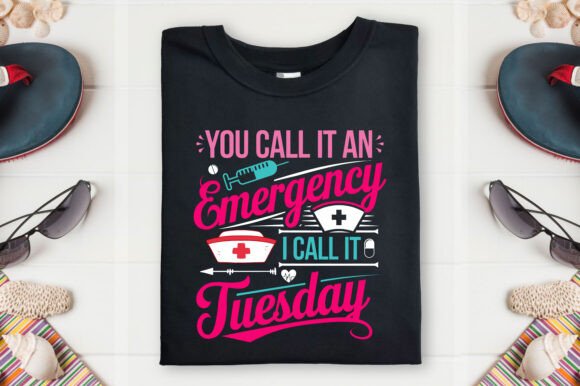 Nurse T-Shirt Design Emergency Nurse Png: A Creative Asset
