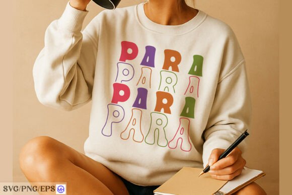 Para SVG Paraprofessional Shirt Design: Creative Asset Overview