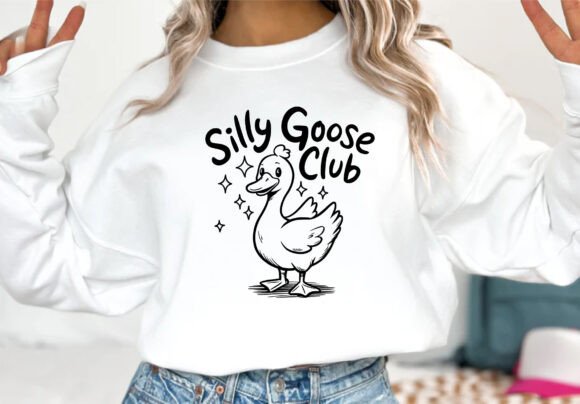 Silly Goose Club T-Shirt Design: A Versatile Asset for Creative Projects