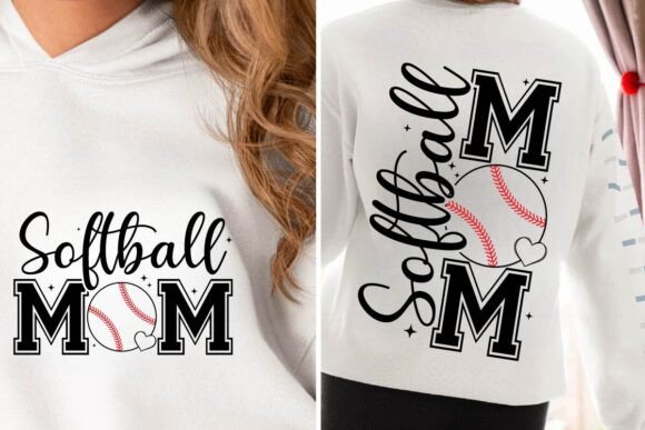 Softball Mom PNG, SVG T-shirt Design: A Creative Asset for Modern Branding