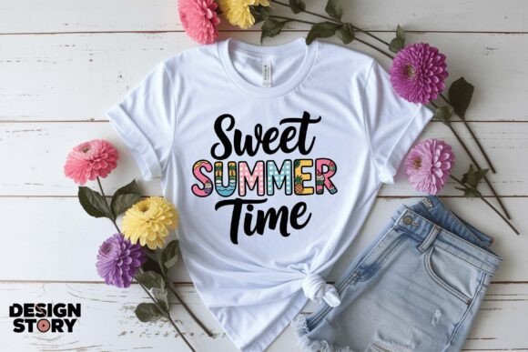 Sweet Summer Time SVG Design: A Vibrant Visual Asset